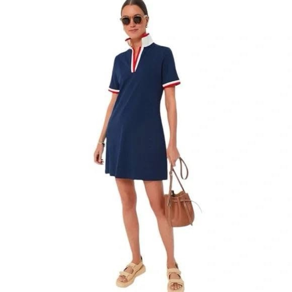 BNWT. Midnight Navy Hutton Polo Dress Midnight Navy - M $59